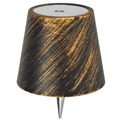 Metal Dimmable Bottle Lamp LED Table Lamp Rechargeable 2000Mah Pridola Bottle Lamp Stepless Dimming for Parties Bars Restaurants